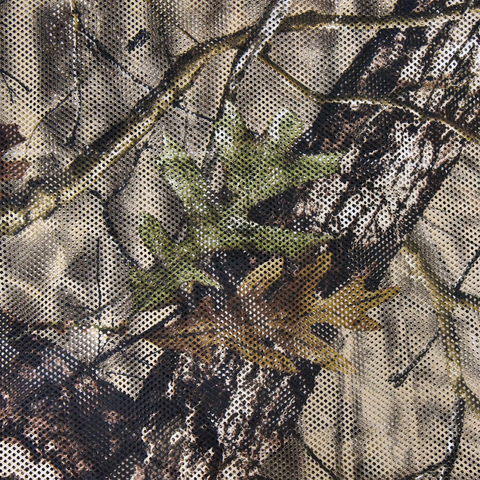 LOOGU Leichtes Stofftuch für Sichtschutz Tarnung Sonnenschutz – Tuch Tarnnetz Abdeckung Burlap für Garten Camping Jagd und vieles mehr – Verschiedene Größen und Designs (1.5m x 20m, Tree Camo)