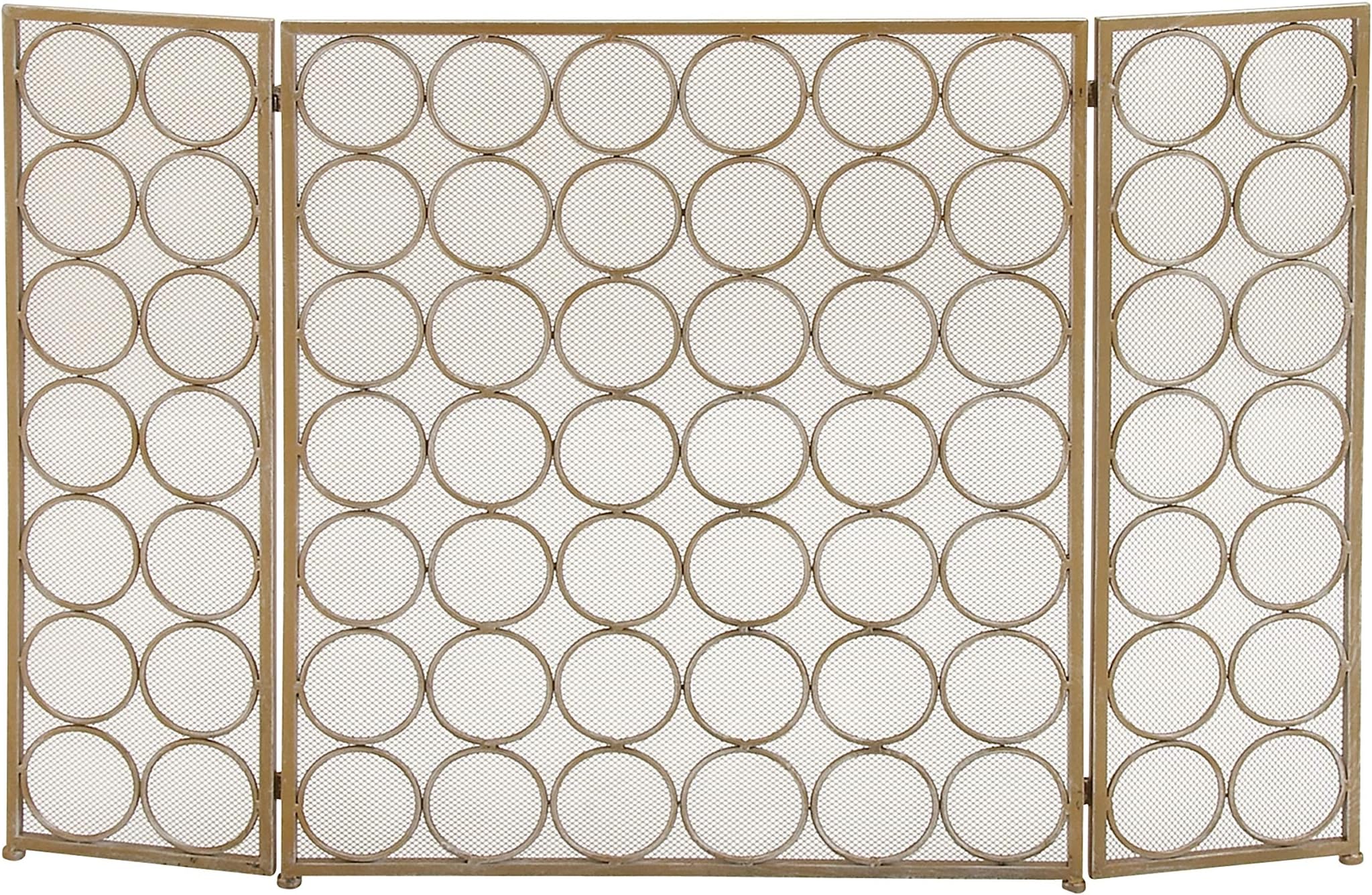 Deco 79 50365 Remarkable Metal Fire Screen