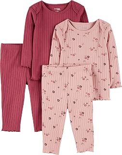 Unisex Babies' 4-Piece Textured Set