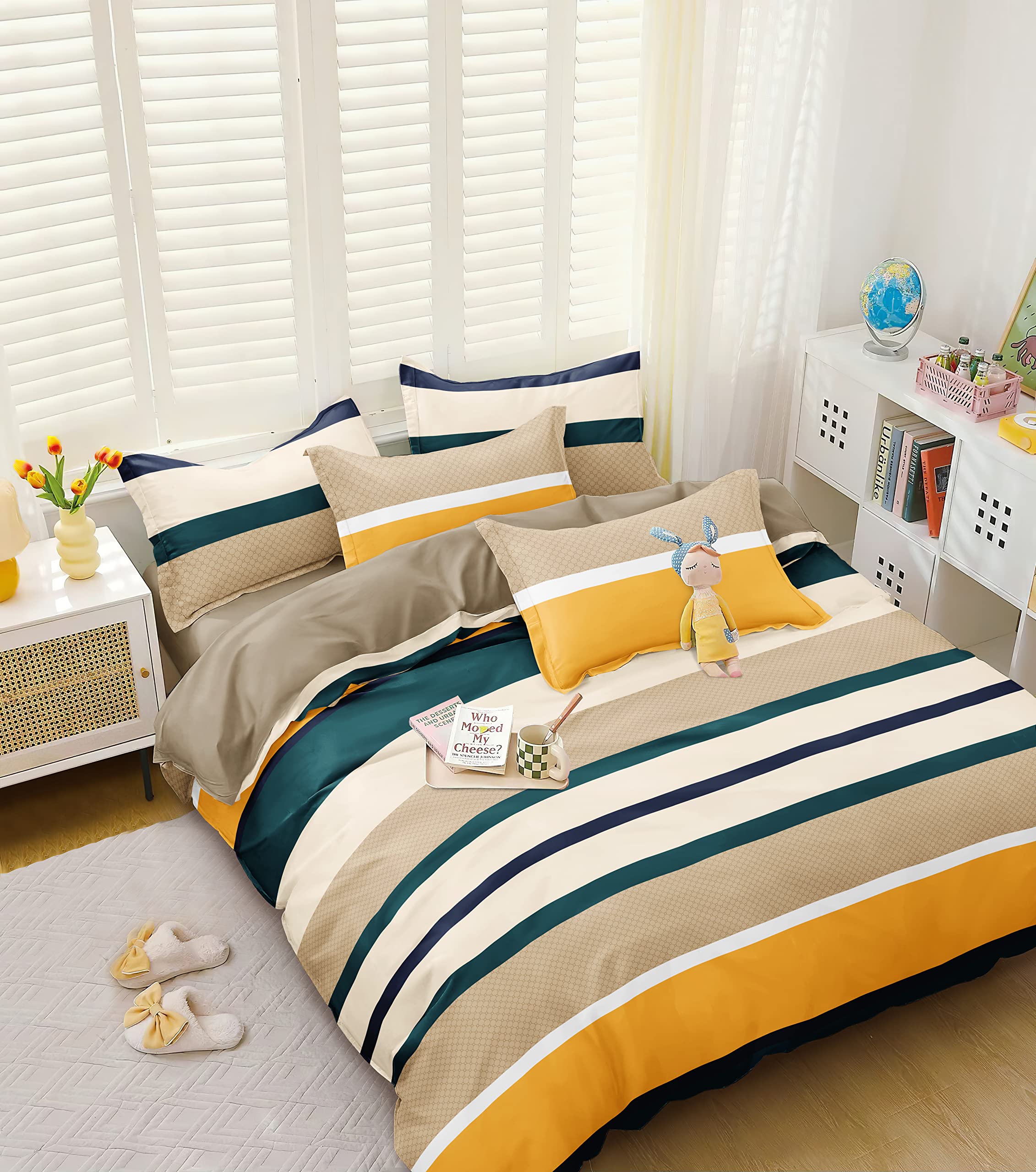 DECOMIZER Super Soft King Size Comforter Set -3
