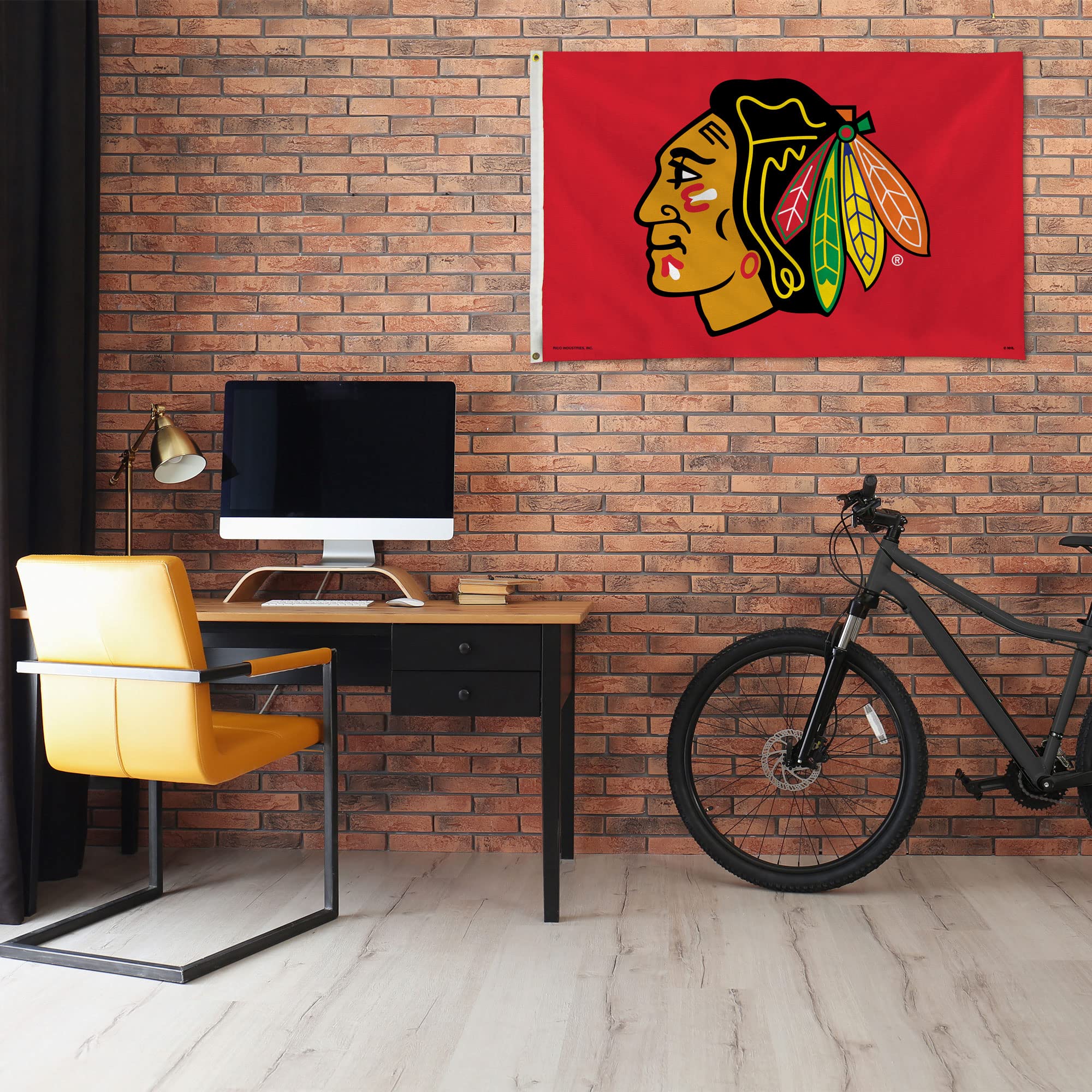 NHL Chicago Blackhawks 3 x 5 Drapeau