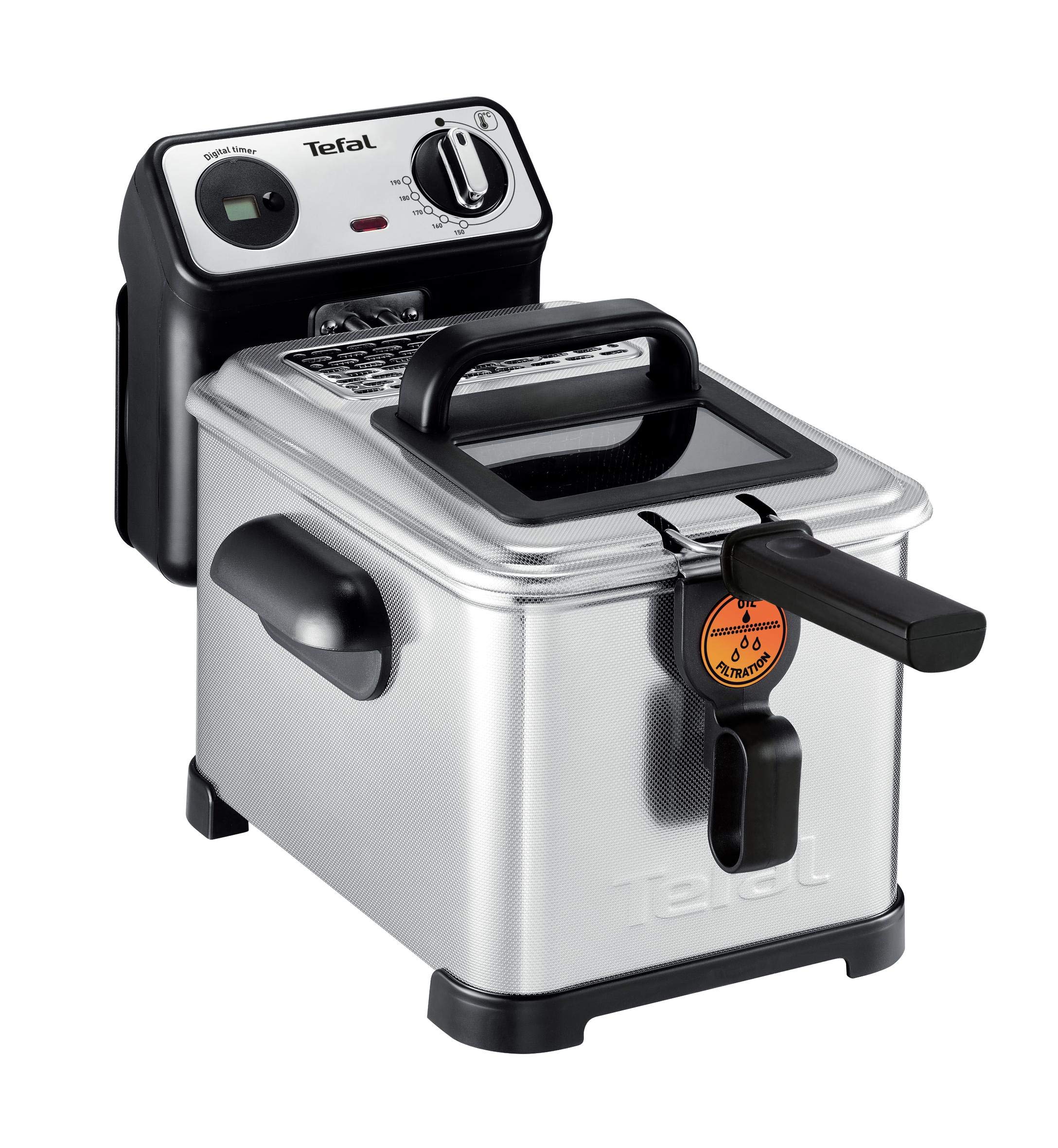 Tefal Pro Premium Digital Frytkownica, Czarny/Srebrny, 3L