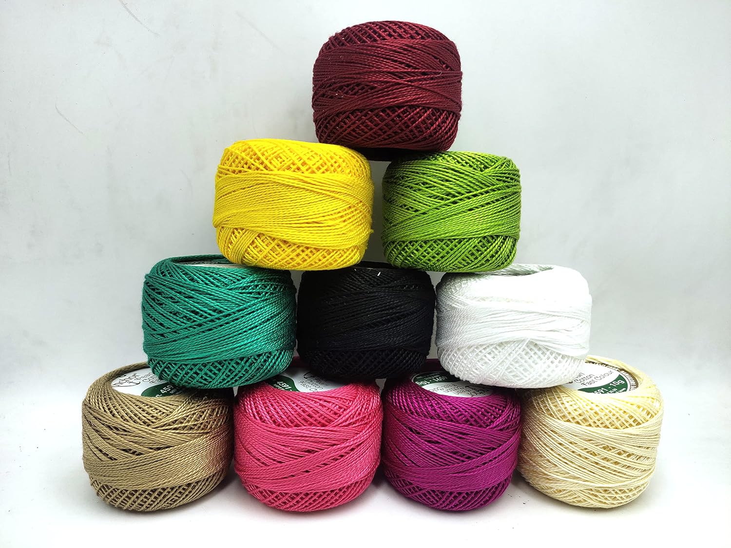 10 Pieces Crochet Cotton Pearl Threads Crochet Cotton Threads Crochet