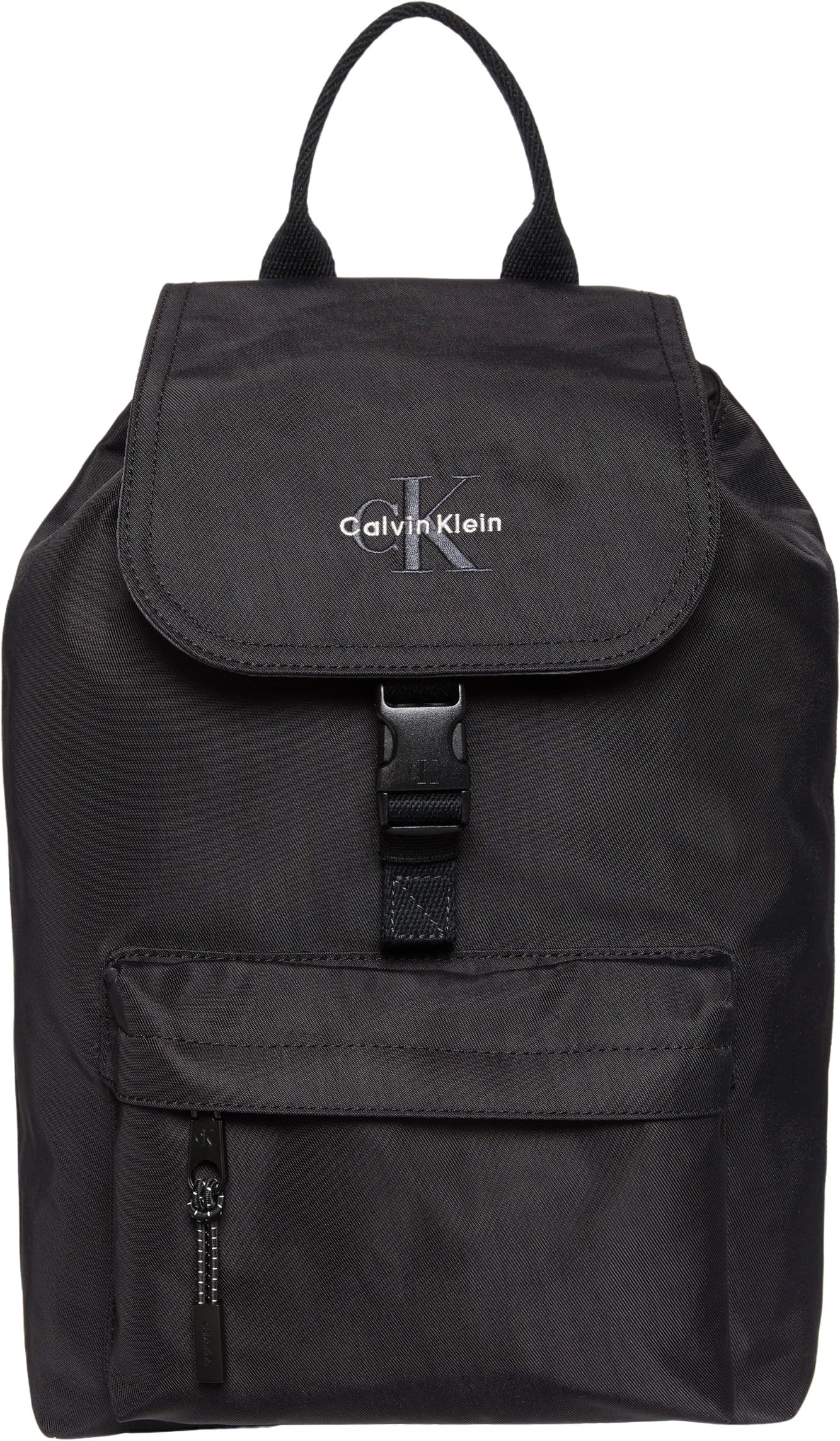 Calvin Klein Men's BOLD MINI FLAP BACKPACK LV04D3320G Backpack, Black (Black), One Size