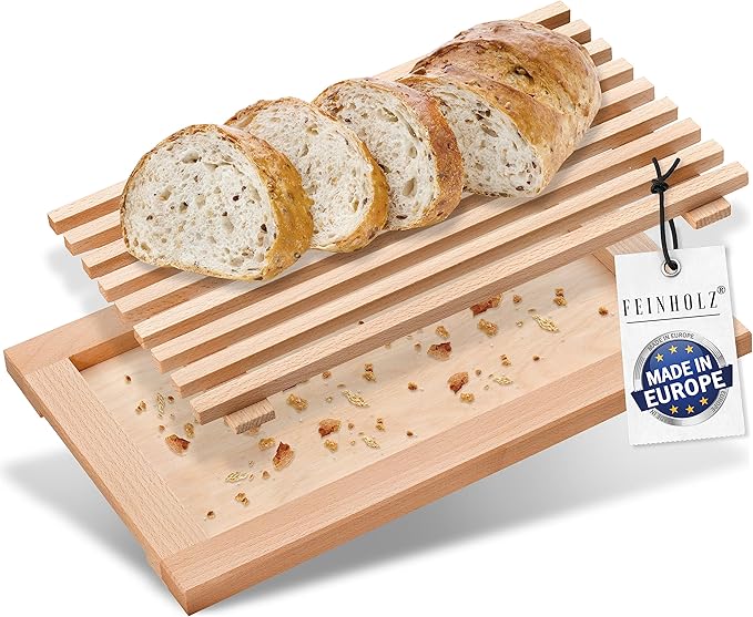 Planche à Pain En Bois D'olivier Avec Ramasse-miettes
