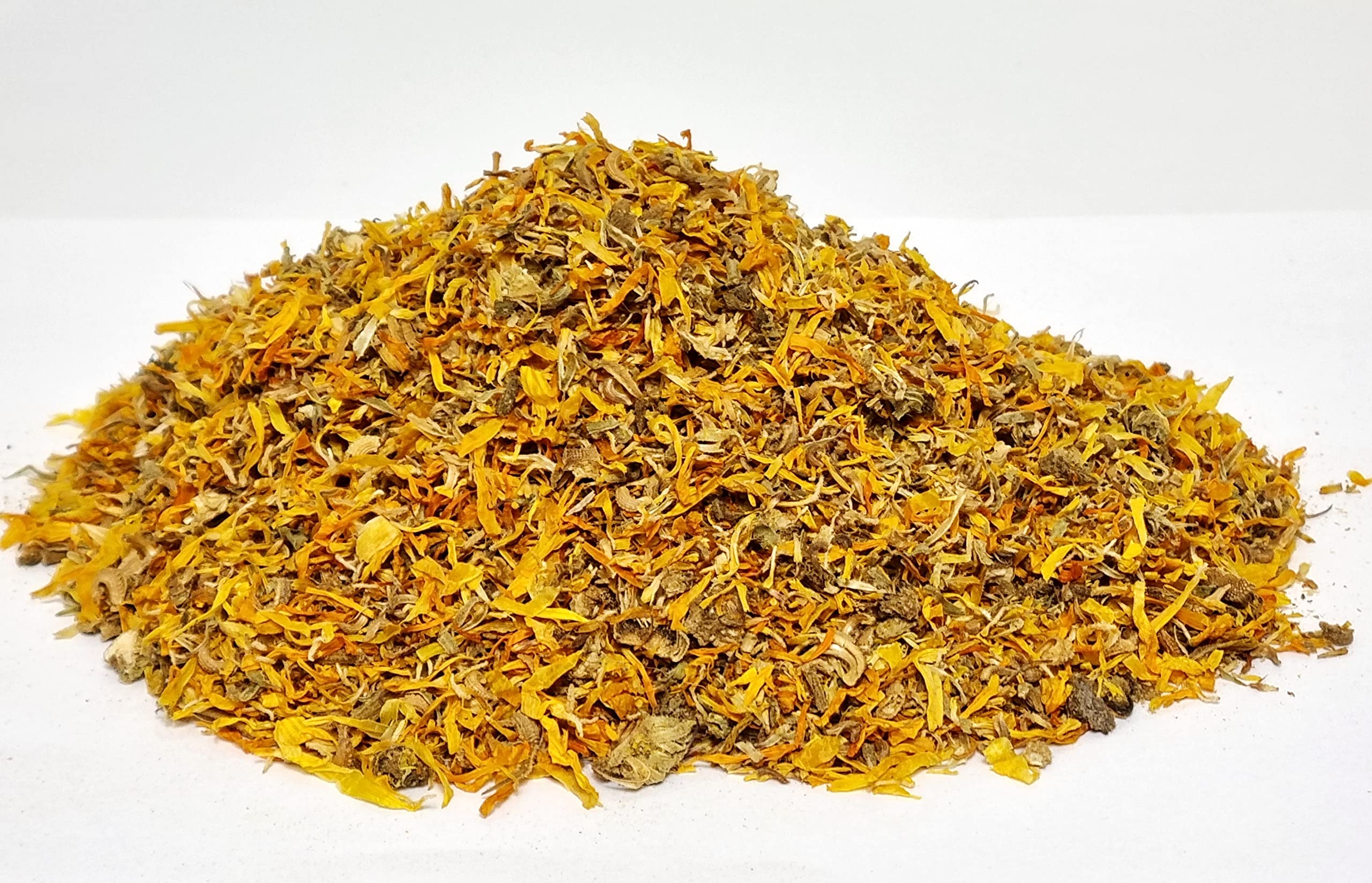 IGART Ringelblume 2000g 2kg, Ringelblumenblüten essbar, Tee, Ringelblumentee, Orange Calendula, Getrocknete Blüten, Calendula Officinalis, Kräutertee, Essblüten im Nachfüllpack