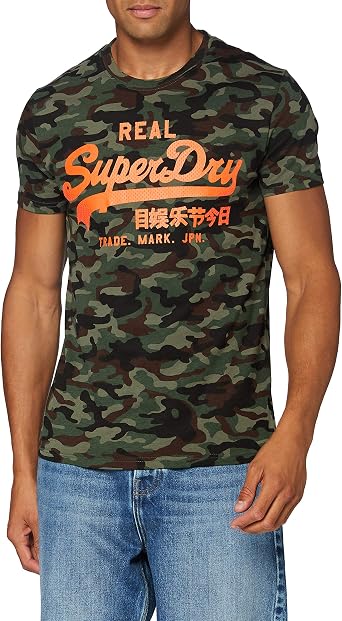Superdry VL AOP tee Camiseta, Camo, S para Hombre: Amazon.es: Ropa