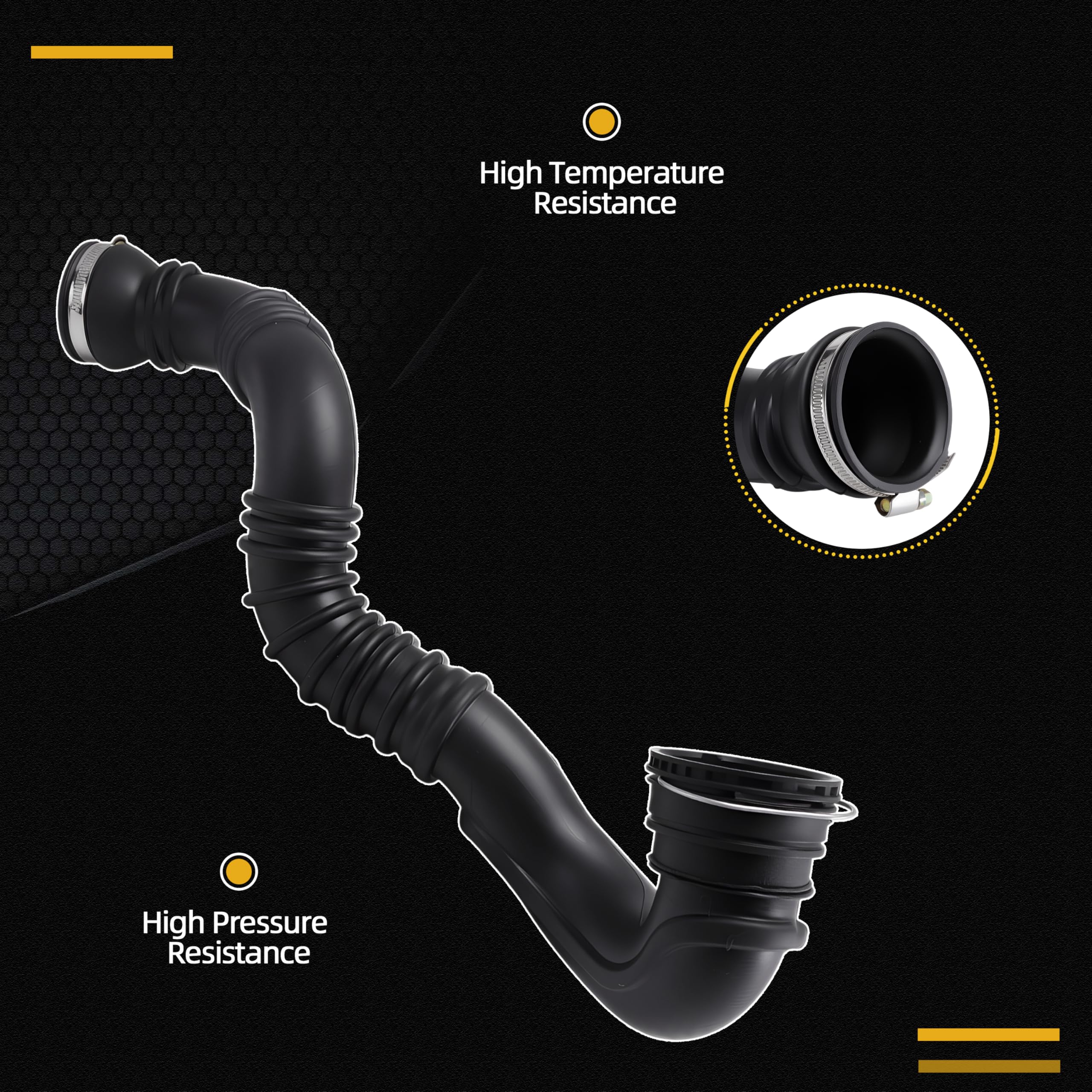 Tubo intercooler Turbo Intercooler, per Opel Astra J Mk6 2009-2018, per Opel Astra J 2009-2015, tubo di uscita Turbo Intercooler OEM # 13265280,1302123,13 02 123