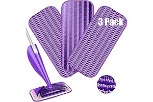 3x Reusable Mop Pads Compatible with Swiffer WetJet Mops