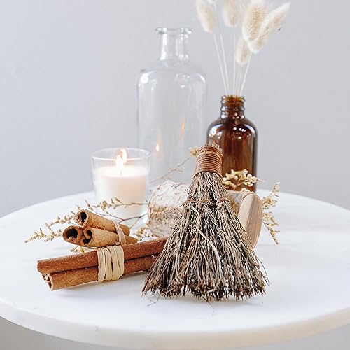 Miniatura 3 de Escoba perfumada de canela (paquete de 6) – Escoba brezo de 6 pulgadas – Decoración navideña