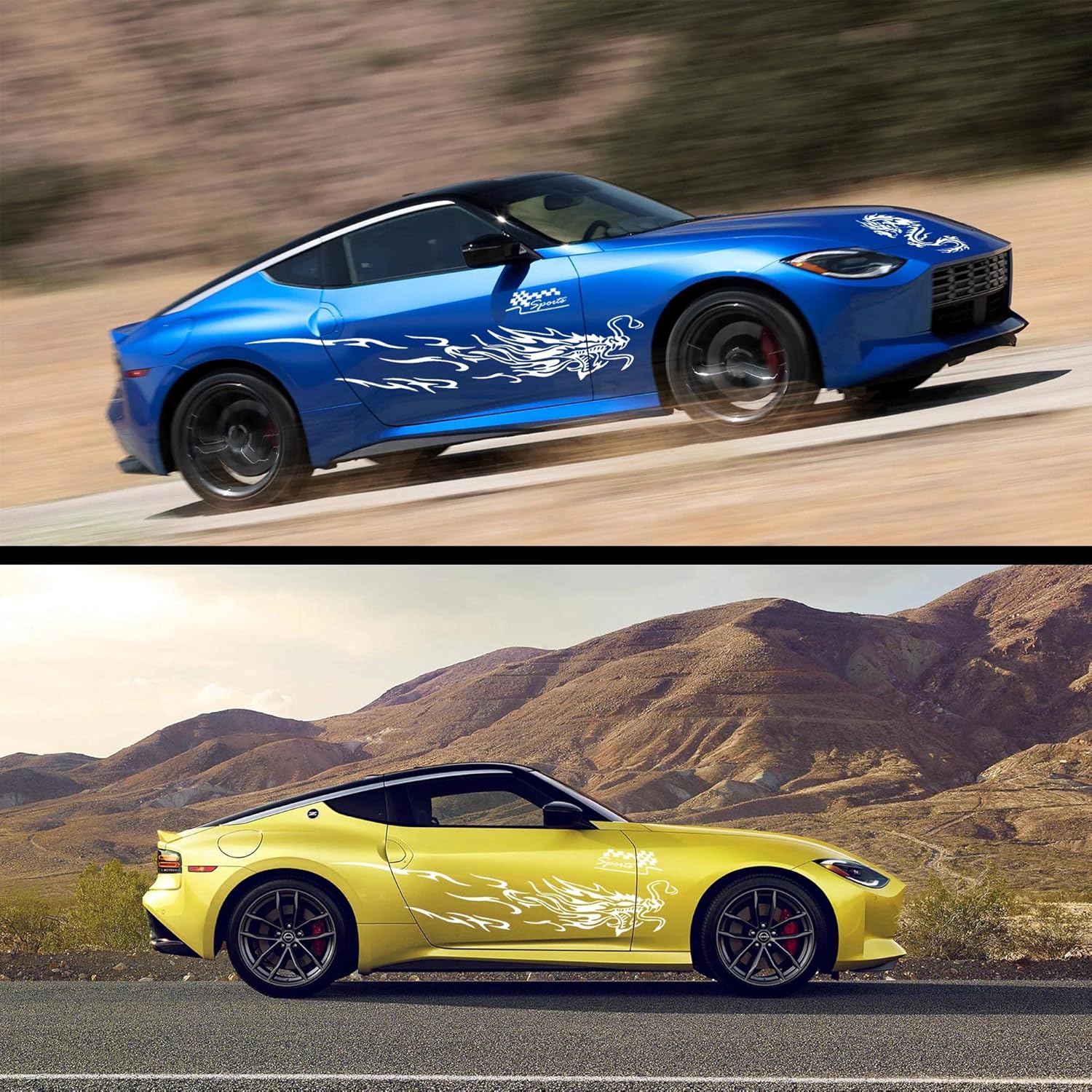 Juego De 2 Calcomanías De Vinilo Para Barcos Contendientes, Motor Fuera De Borda Adecuado Para