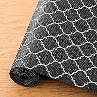 Vista 22 de Cooyes - Forro para estantes, revestimiento no adhesivo para cajones y gabinetes, papel EVA lavable a prueba de aceite para gabinetes de cocina