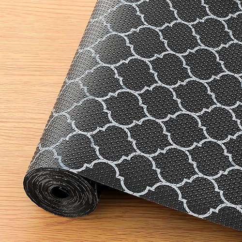 Miniatura 22 de Cooyes - Forro para estantes, revestimiento no adhesivo para cajones y gabinetes, papel EVA lavable a prueba de aceite para gabinetes de cocina