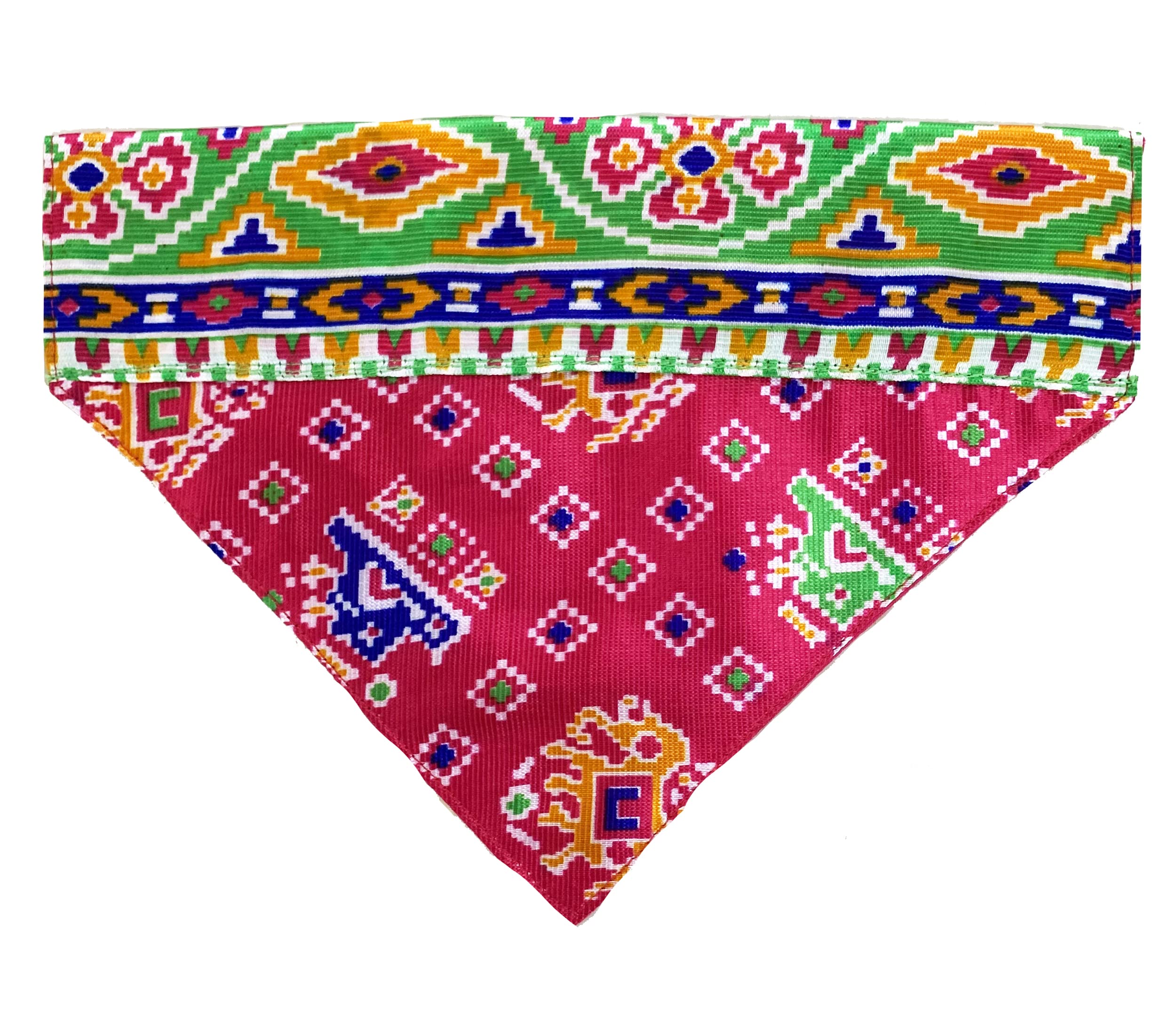 For The Fur Kids Traditional Patola Dog Bandana for Weddings and Festivals: Ethnic Wear for Pets (Pink) (B0B662QHBD) Amazon Price History, Amazon Price Tracker