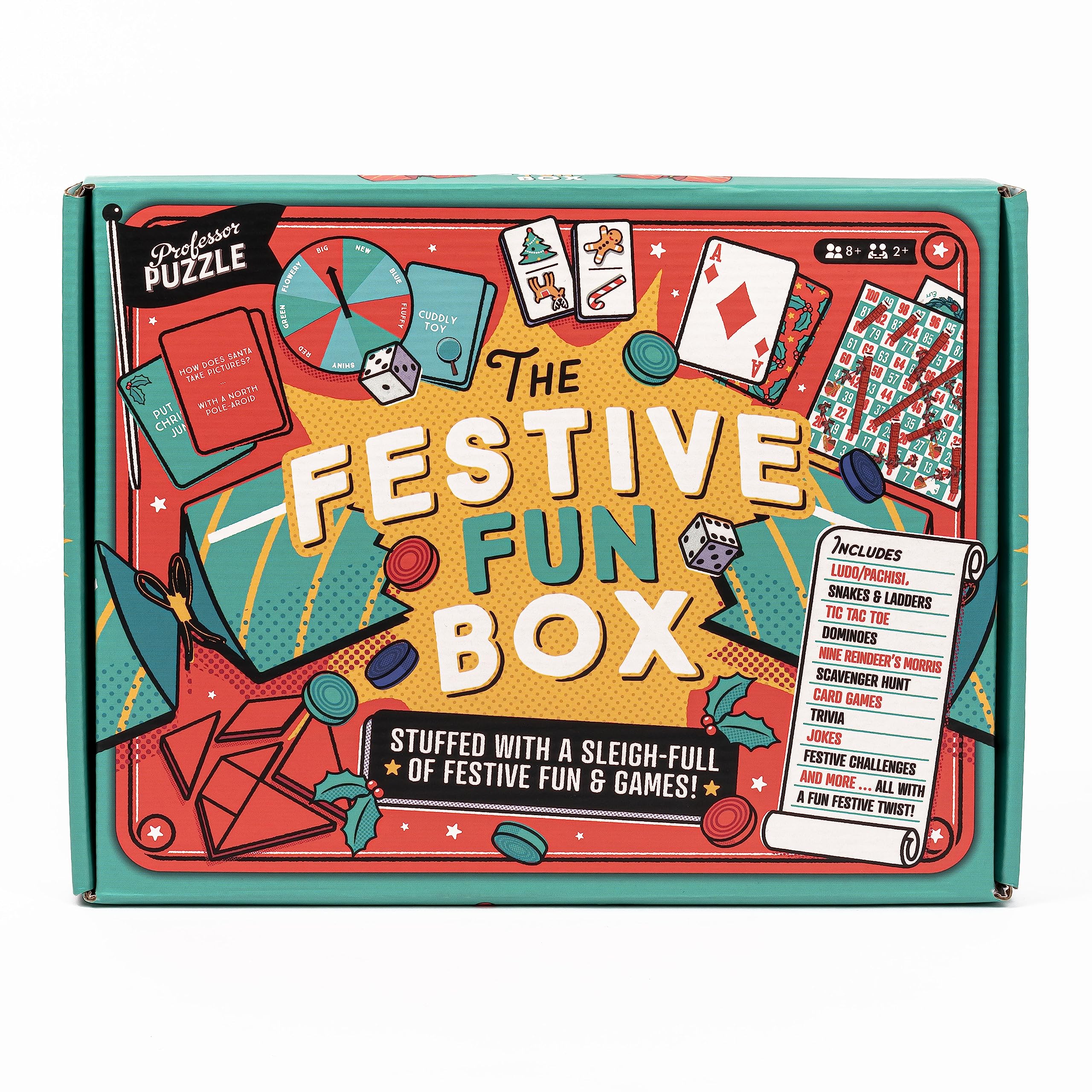 Professor Puzzle | Festive Fun Box | Party Game Multipack | Ages 8+ | 2+ Players - Image 3