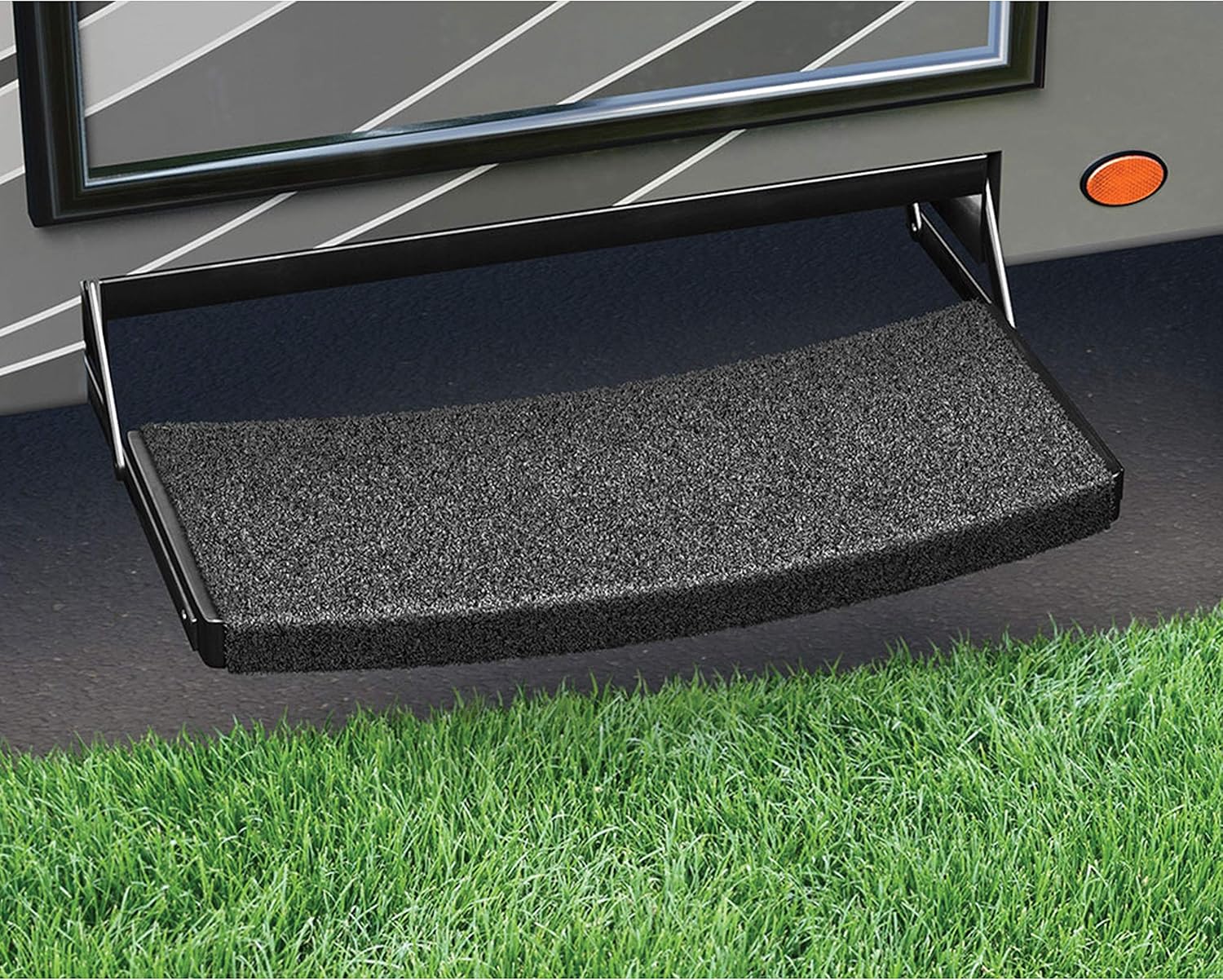 Prest-O-Fit 2-0222 Harbor Gray RV Step Rug