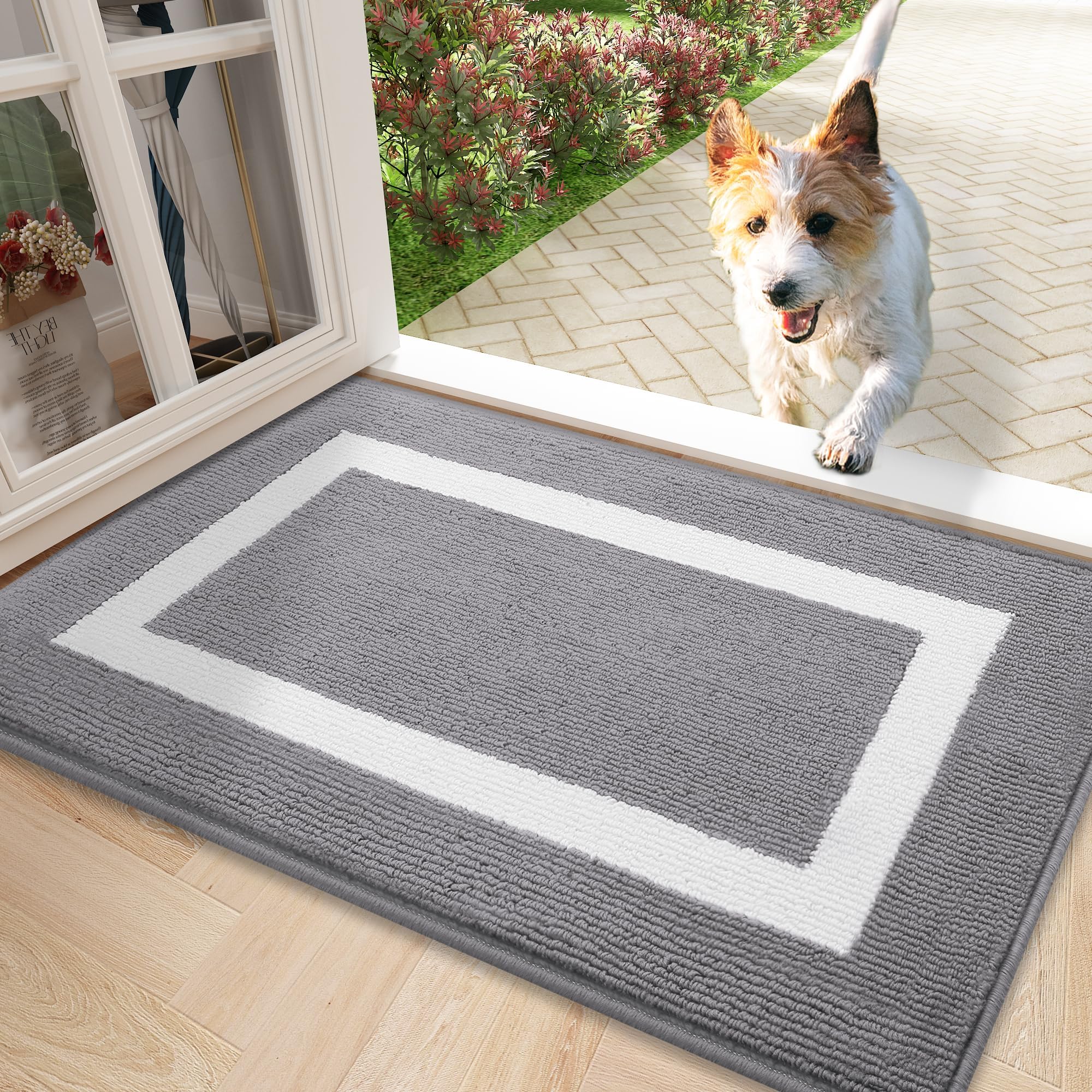 Rubber Backed Area Rug, 39 X 58 inch (fits for 3x5 Area