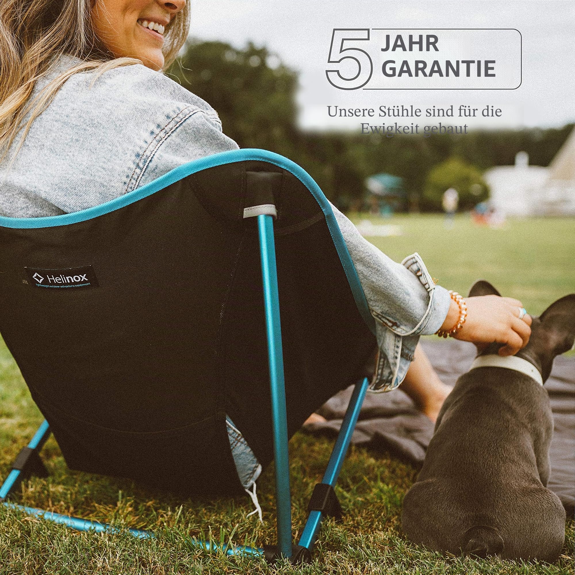 Helinox Incline Festival Chair | Campingstuhl,Klappstuhl,Aluminium,leicht,stabil,faltbar,kompakt,inkl Tragetasche (Black)