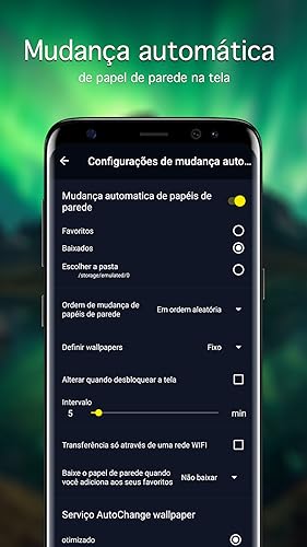 Papéis de parede com luzes do norte 4K