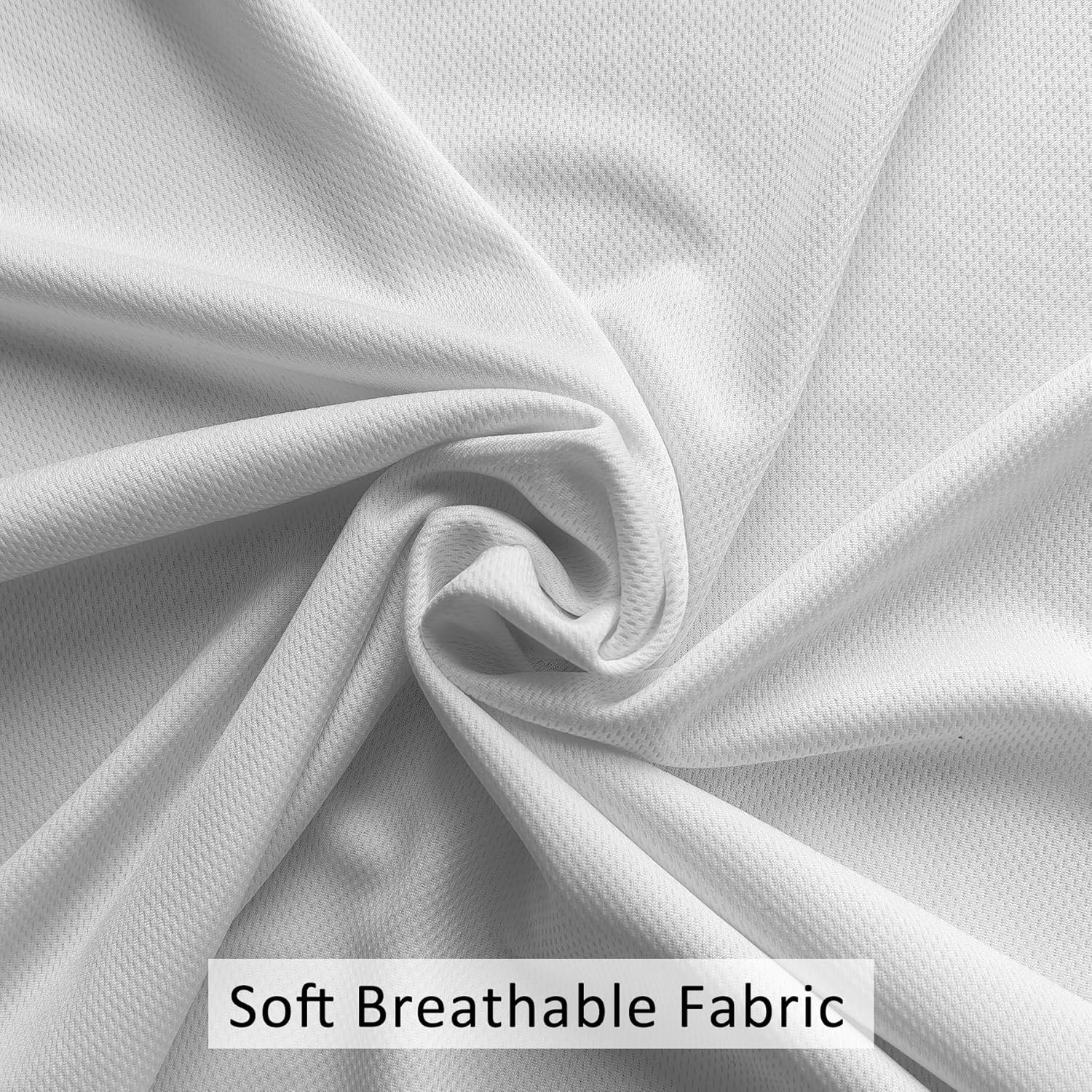 Mens Long Sleeve Quick Dry Workout Athletic T Shirt Running Moisture Wicking Classic Tee Shirts - Image 2