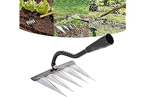 EZ Rake Weeding Tool - Heavy Duty Garden Rake for Efficient Backyard...