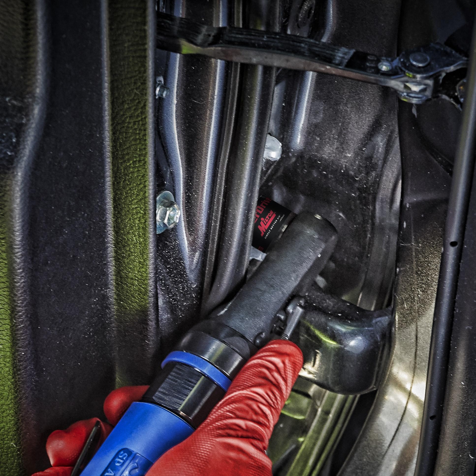 Milton PowerDrive - Adaptador de broca de 1/4 pulgadas con rosca de 1/8 pulgadas, adaptador de trinquete que se transforma en taladro de accionamiento eléctrico