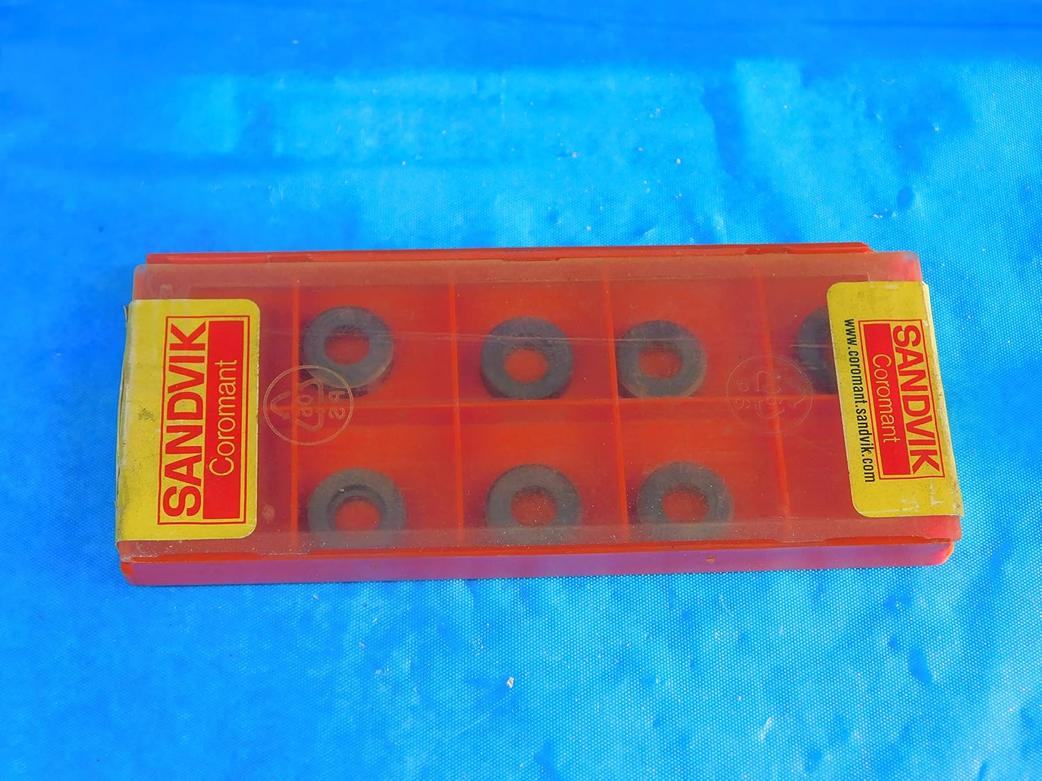 7PCS New SANDVIK 5322 110-06 Carbide Turning Insert SEAT SHIMS Round - AR5852RDT