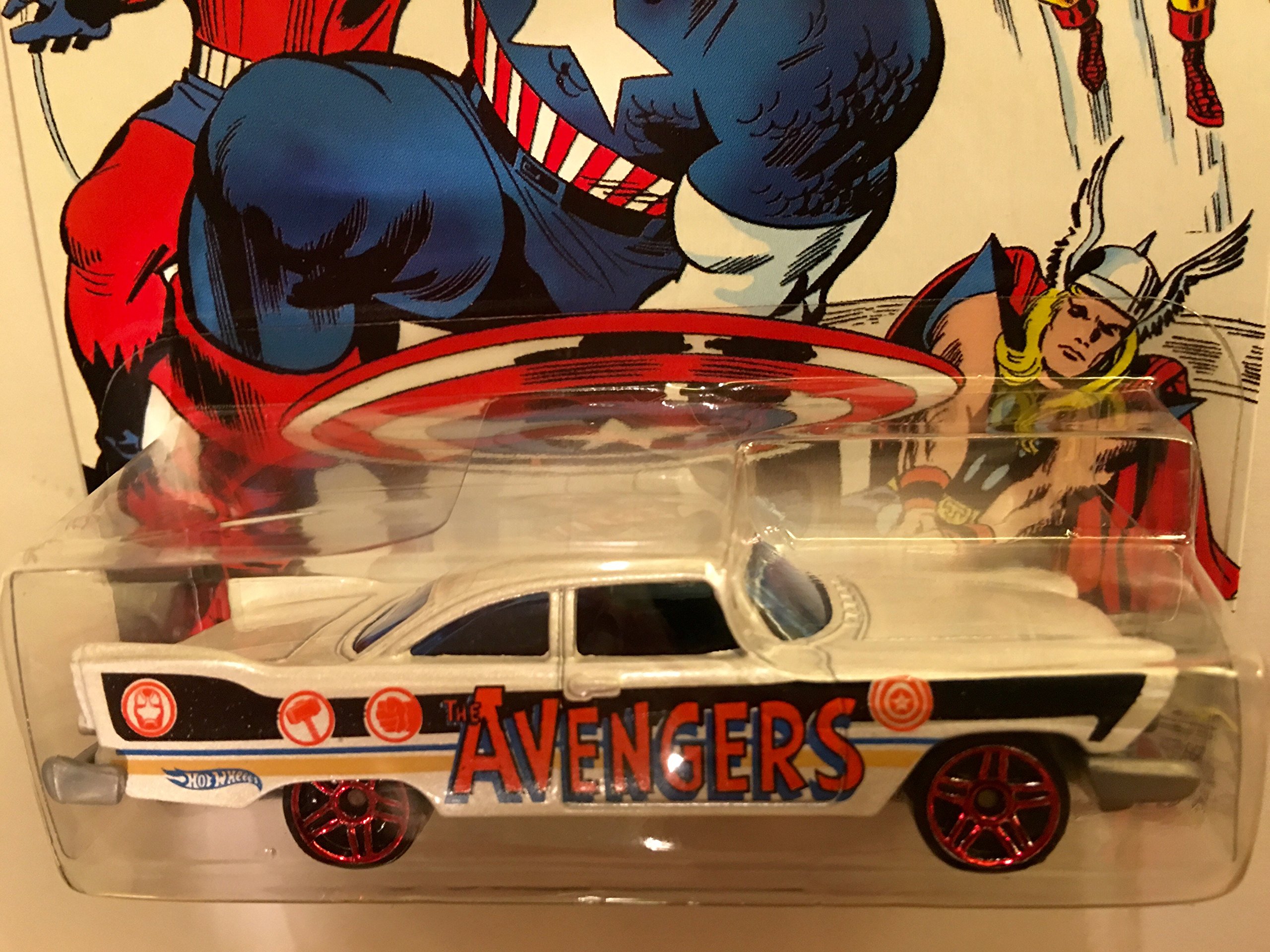 Amazon.com: Hot Wheels, Captain America Avengers Exclusive, '57