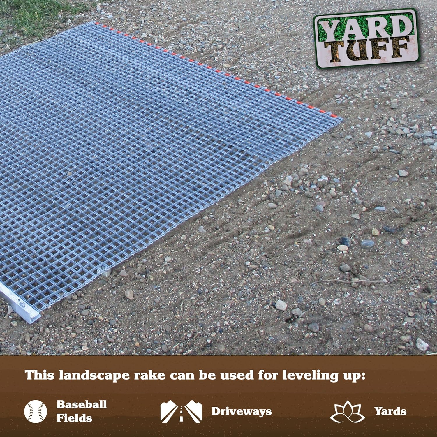 Yard Tuff Drag Mat, Lawn-Leveler Rake Mat, Baseball-Diamond Maintenance Mat