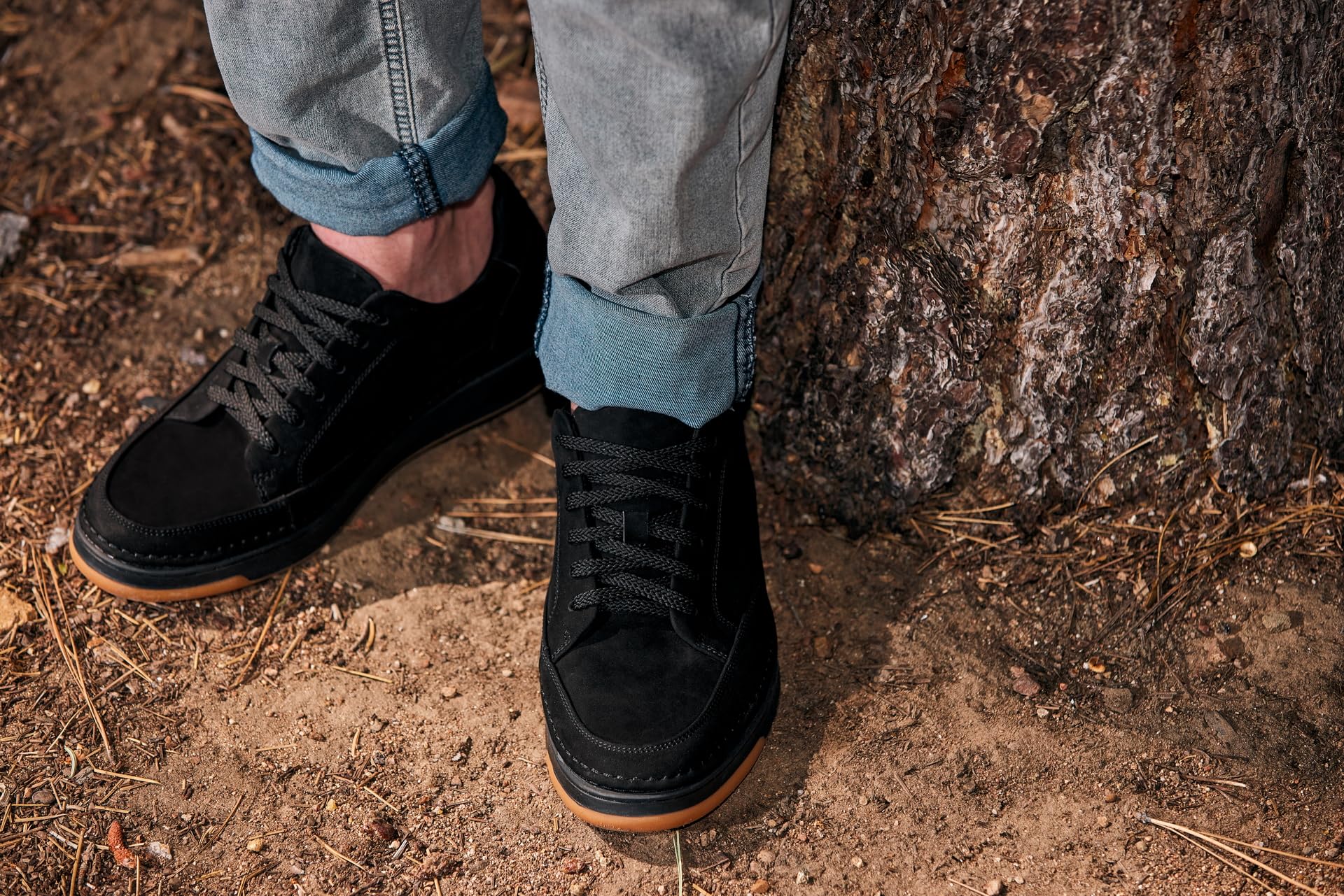 CALTO Zapatos de elevación invisibles para hombre con aumento de altura – Zapatillas de cuero de primera calidad con cordones – 2.6 pulgadas más altas