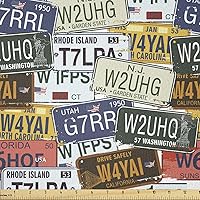 Vista 397 de Ambesonne Tela de Fiesta Popstar por Yarda, Estilo de Dibujos Animados Garabatos Dibujados a Mano Tema Musical Impresión de Arte Lineal, Tela