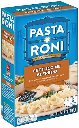 Pasta Roni Garlic Alfredo Fettuccine, 4.7 Ounce (Pack of 12)