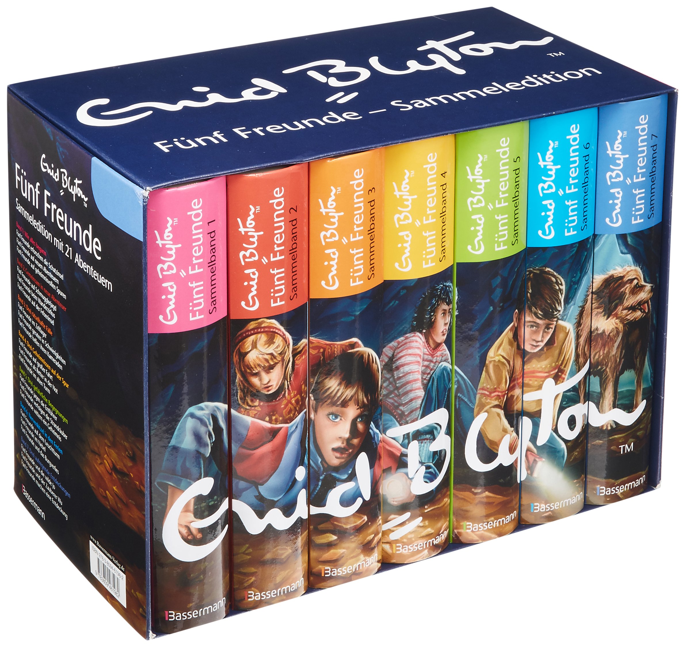 Fünf Freunde - Die Sammeledition, 7 Bände im Geschenkschuber