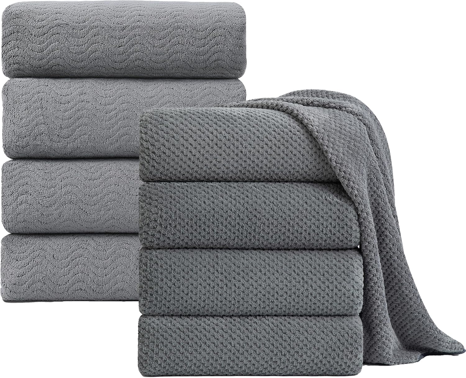 Extra Large Bath Towel Set and Ultra Soft Bath Towel Set