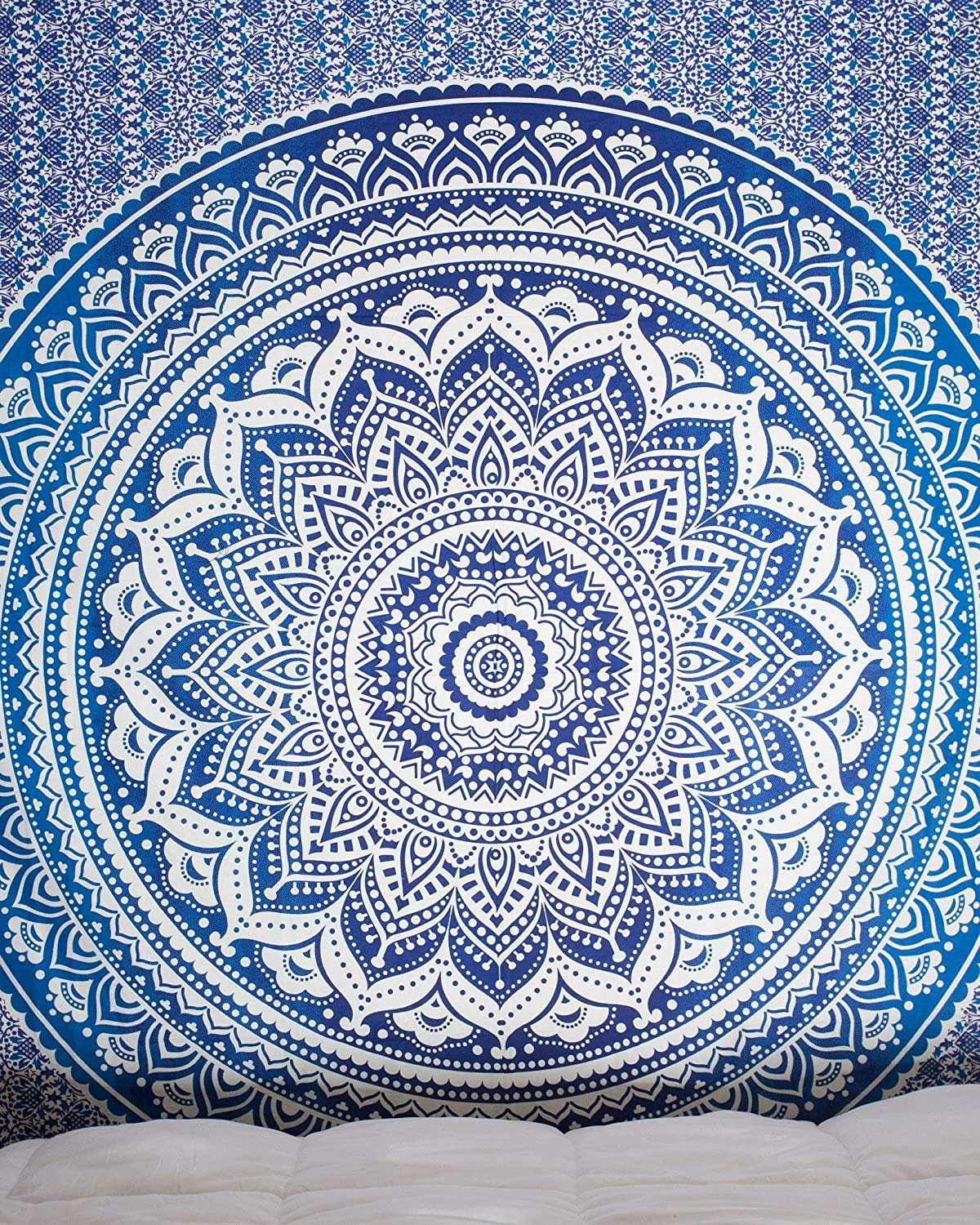 Tappeto Bohemiano In Cotone 220x200 Cm - Arazzo Parete Per Salone - Foto 3