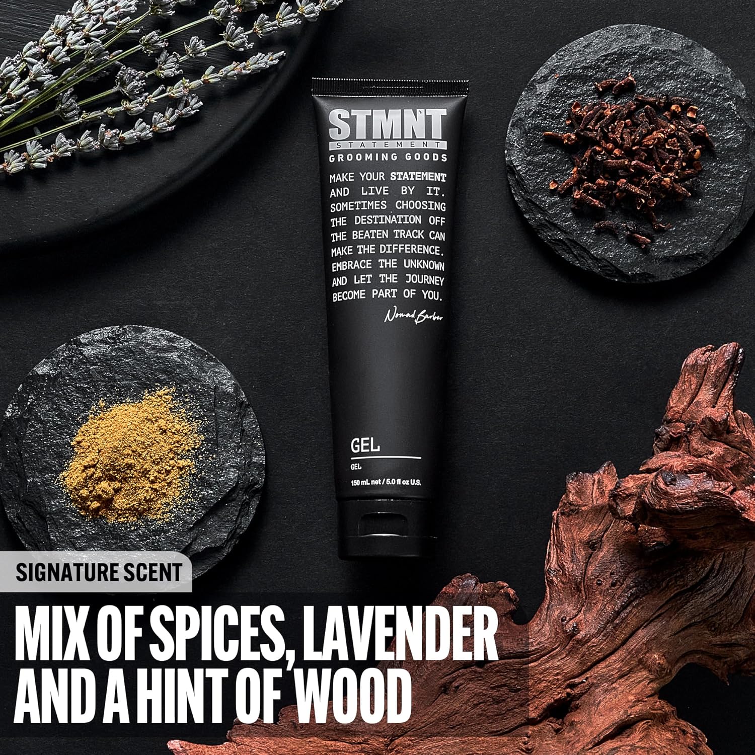 STMNT Grooming Goods Gel | Strong Definition | Long-Lasting Hold | Satin-Like, Semi-Matte Finish | Easy Wash Out