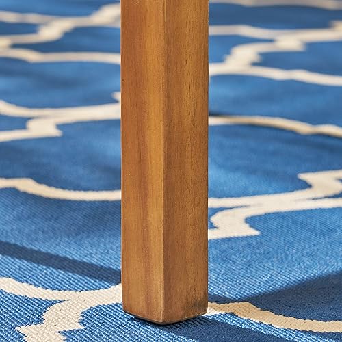 Miniatura 8 de Christopher Knight Home Watts - Sillas de comedor de madera de acacia para exteriores, acabado de teca (juego de 2)