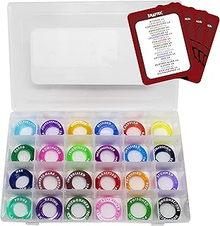 DND Condition Rings [96pcs]: DND Accessories for Dungeon Masters to Track DND Spell Effects. Condition Markers D&D Accessories use as DND Tokens, DND Ring, DND Status Markers or DM Tools.