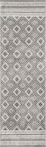 Miniatura 4 de nuLOOM Phyllis - Alfombra lavable a máquina, 2 pies 6 pulgadas x 8 pies, color gris