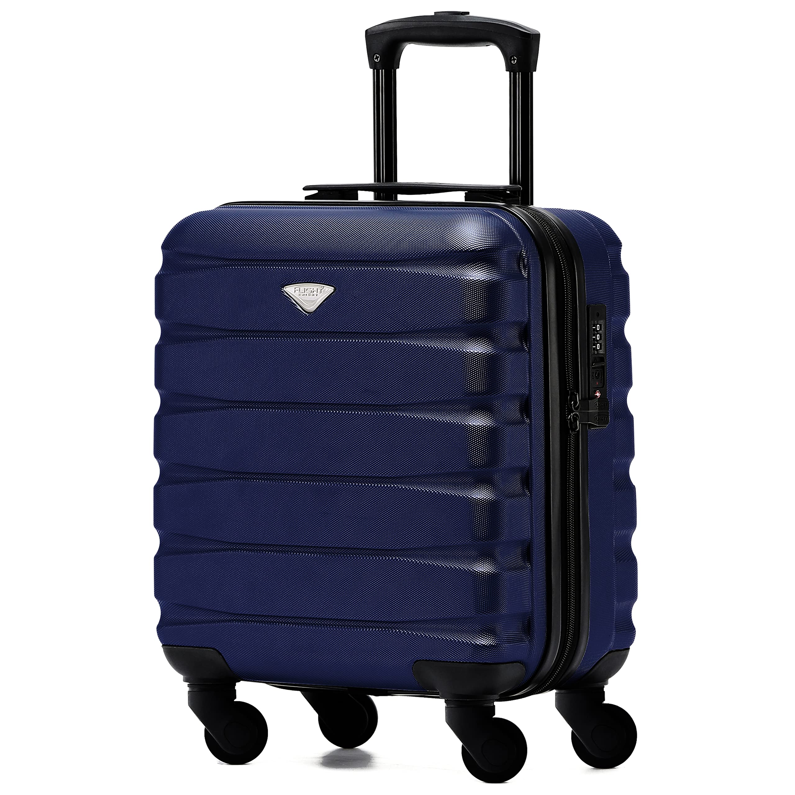 Flight Knight Lightweight 4 Wheel ABS Hard Case Medium Suitcase Approved for Over 100 Airlines Including easyJet, British Airways, Ryanair, Jet2, Emirates & Many More - Check-in Medium Size 25" — view 38