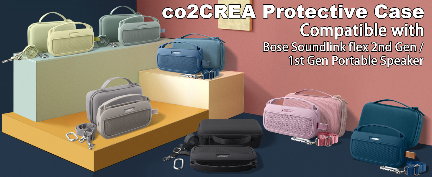 Amazon.com: co2CREA Hard and Silicone Travel Case for Bose