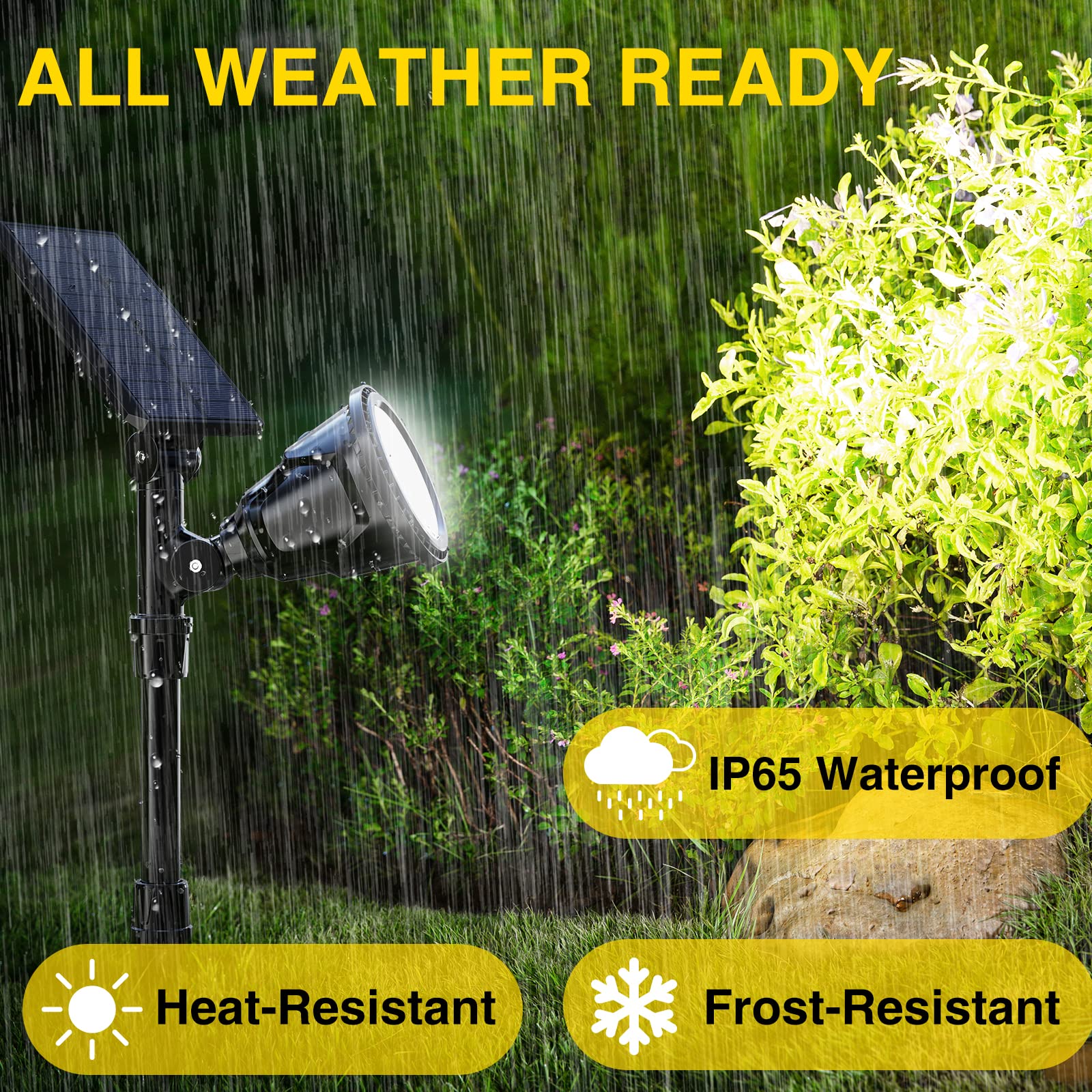 Solar Bodenleuchte, Sinicyder 4 Stück 8 LEDs Solarleuchte für Garten, IP88 Wasserdicht Edelstahl, Solar Bodenleuchte Außenleuchte für Yard Auffahrt Rasen Pathway [Energieklasse A+++]
