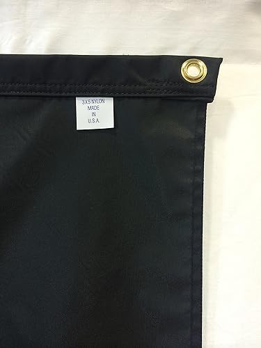 Miniatura 2 de WINDSTRONG Bandera de policía de lujo de 3 x 5 pies (doble cara) con línea azul fina de lujo (rayas cosidas) SolarMax esquinas reforzadas de nailon