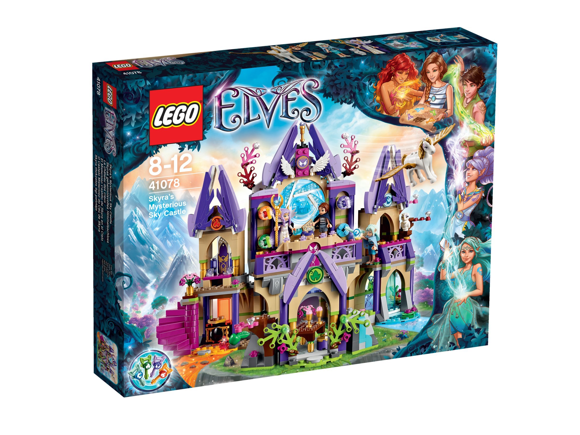 Lego Elves Skyra's Mysterious Sky Castle 41078