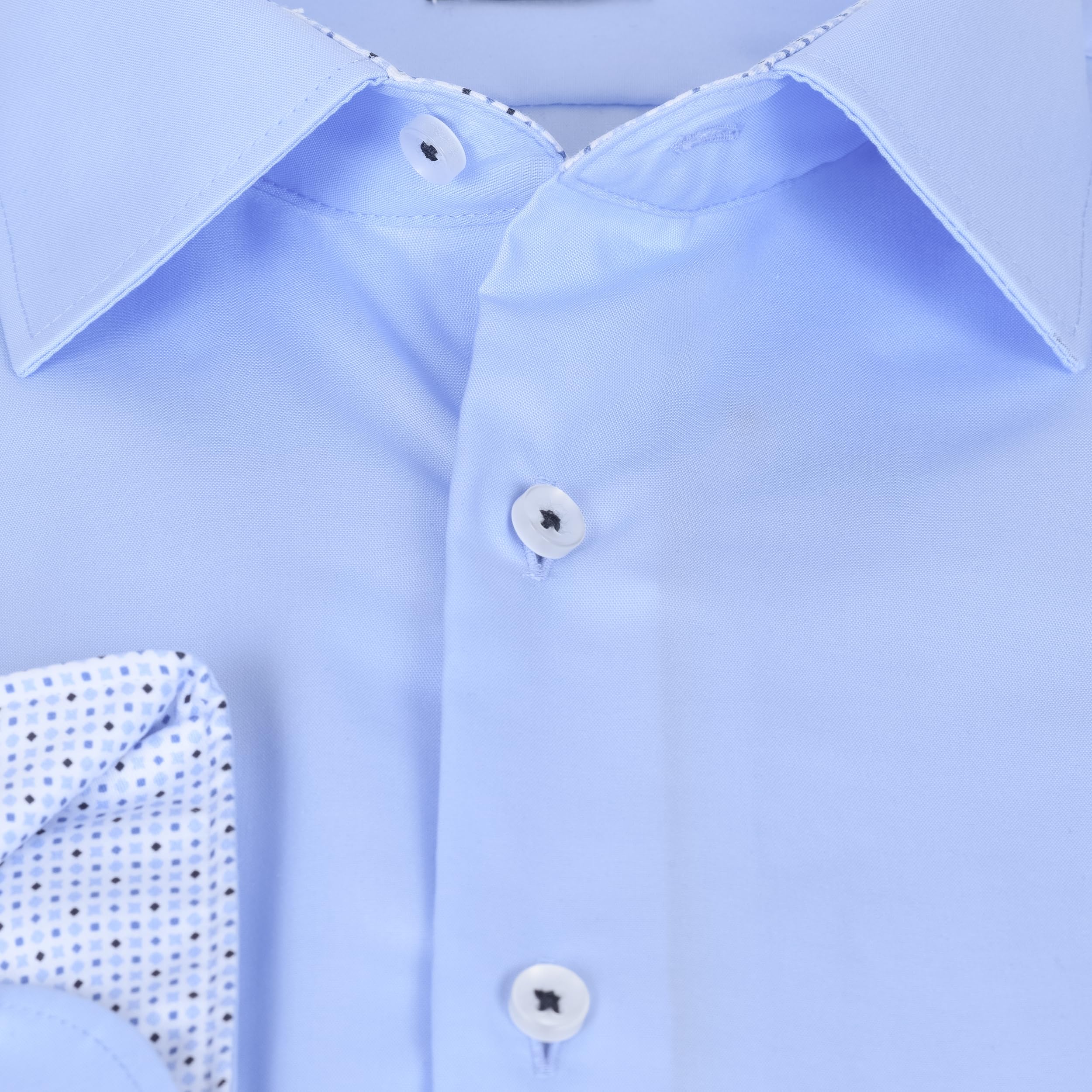 ETERNA Slim Fit Herren Business Hemd | Langarm 67cm | Reine Baumwolle | bügelfrei | Einfarbig