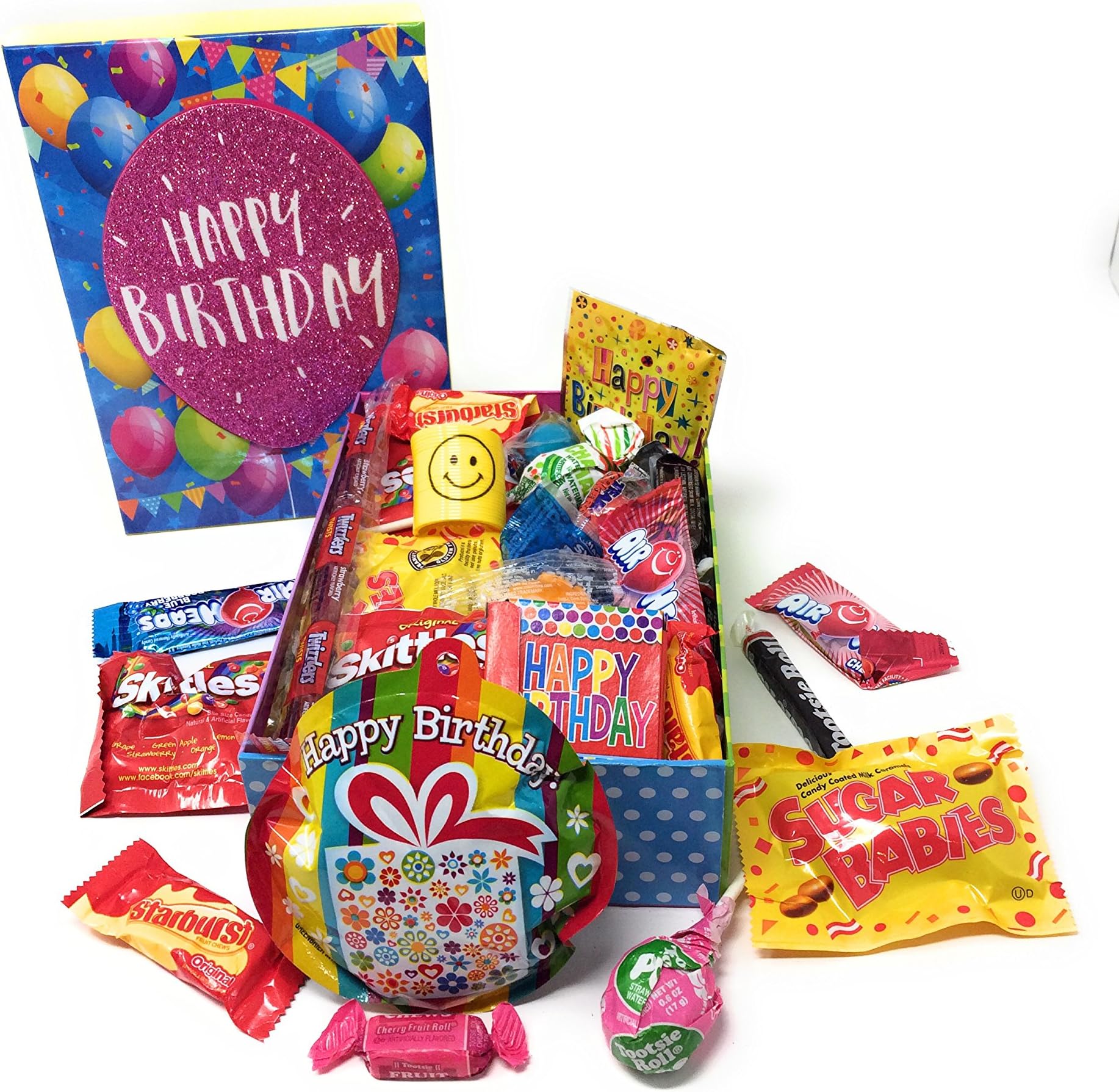Happy Birthday Popup Boxes ~ Fun Treat Filled Decorated Gift Boxes (Large)