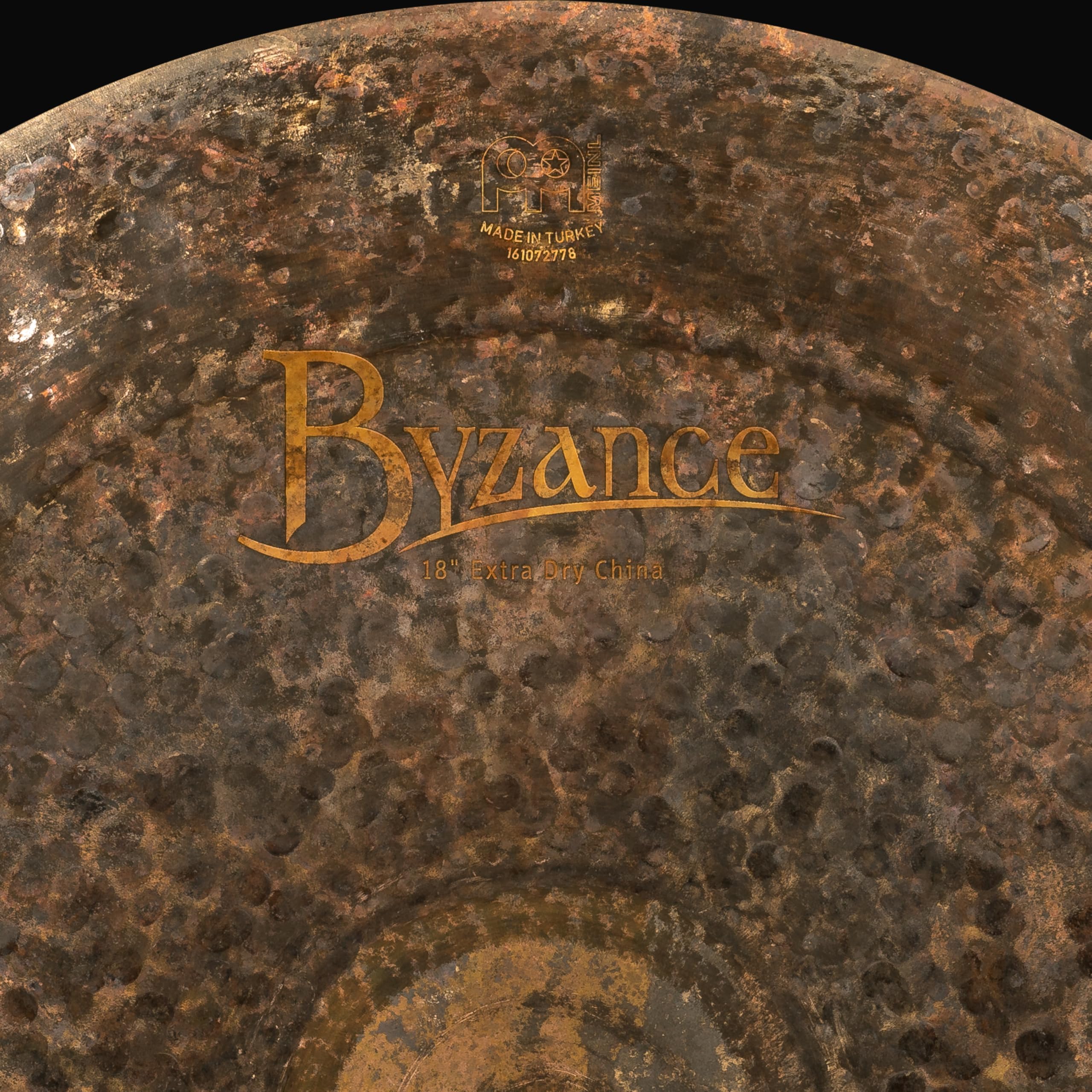 Meinl Cymbals Byzance Extra Dry China 18 Zoll (Video) Schlagzeug Becken (45,72cm) B20 Bronze, Naturbelassenes und Traditionelles Finish (B18EDCH)