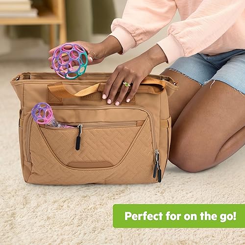 Vista 33 de Bright Starts Easy-Grasp Oball Bundle Set de regalo - Agarra el día, juguetes de pelota y sonajero, paquete de 2, sin BPA, unisex, recién nacido +