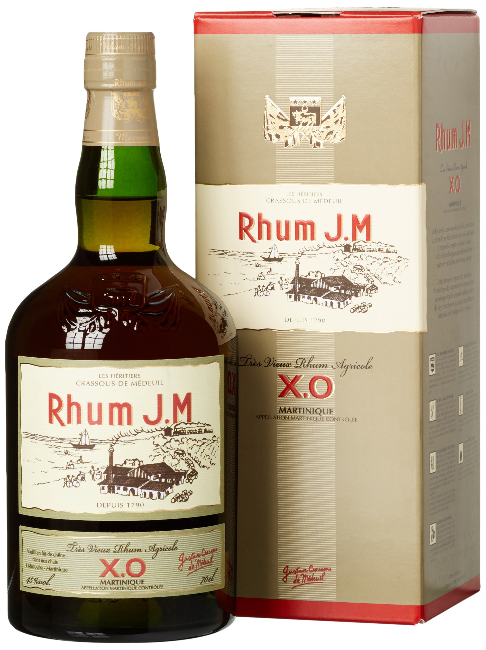 J. M. XO Martinique Rum (1 x 0.7 l)