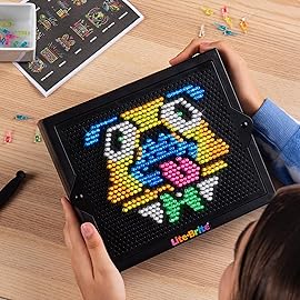 Lite Brite Super Bright HD - Creative Retro Light-Up Screen - Educational Play for Children - Enhances Creativity & Fine Motor Skills, Gift for Boys and Girls Ages 6+